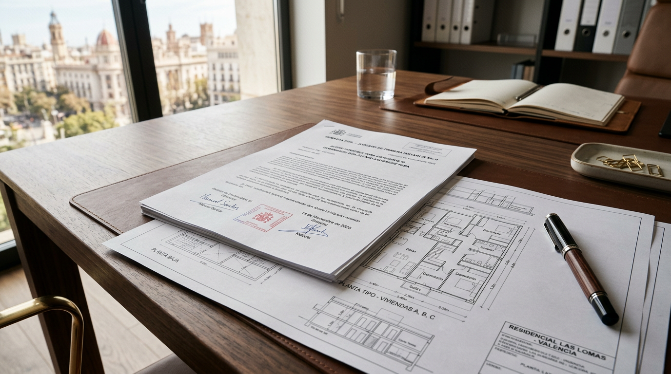 Formulario técnico de reclamación por vicios ocultos de construcción