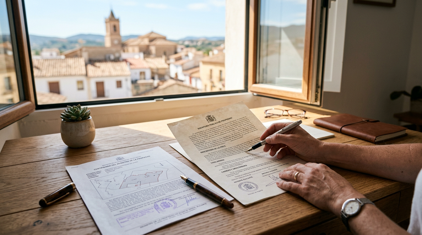 Revisando nota simple y escrituras de propiedad